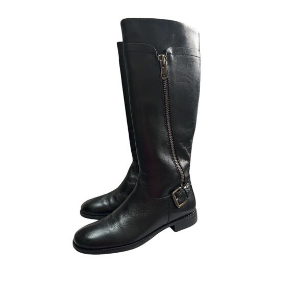 Corso Como "RIVET" Womens Riding‎ Boot Black Sz 8M - Picture 1 of 8